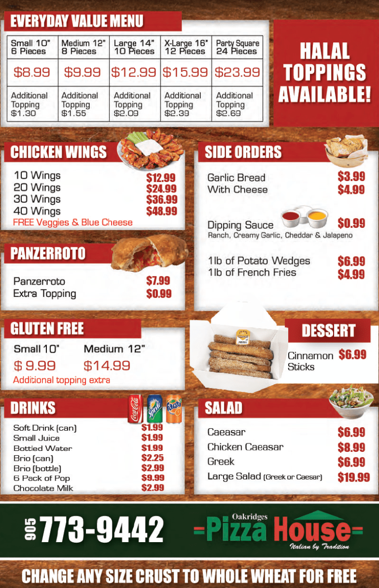 Everyday Value Menu